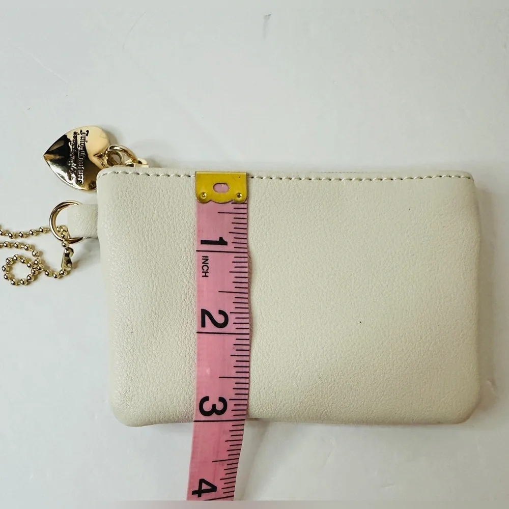 JUICY COUTURE Signature Logo Backpack in Black, Pink, & White with change purse